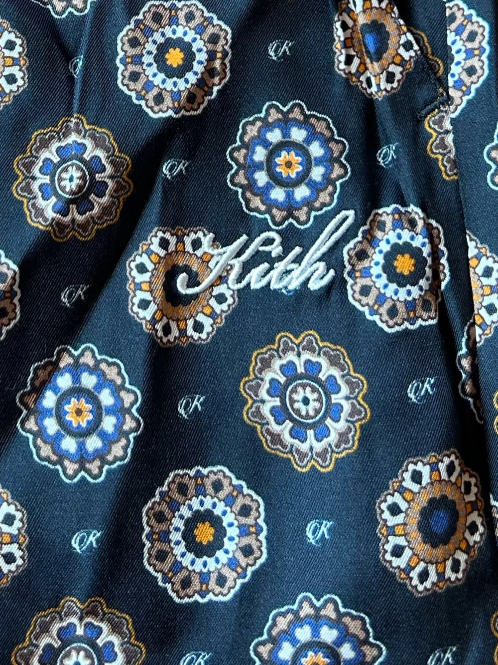 Kith Navy Printed medallion Two-Piece Lounge Set